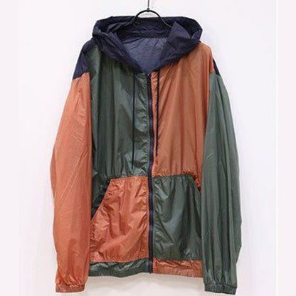 NANAMICA PACKABLE CRUISER JACKET ORANGE/KHAKI