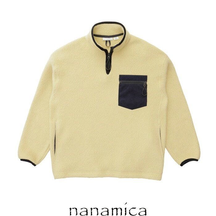 NANAMICA フリースプルオーバー NA