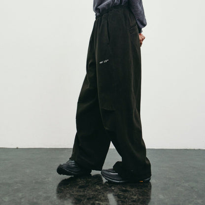 YDOT TECH FLEECE CIRCLE BUGGY PANTS Black