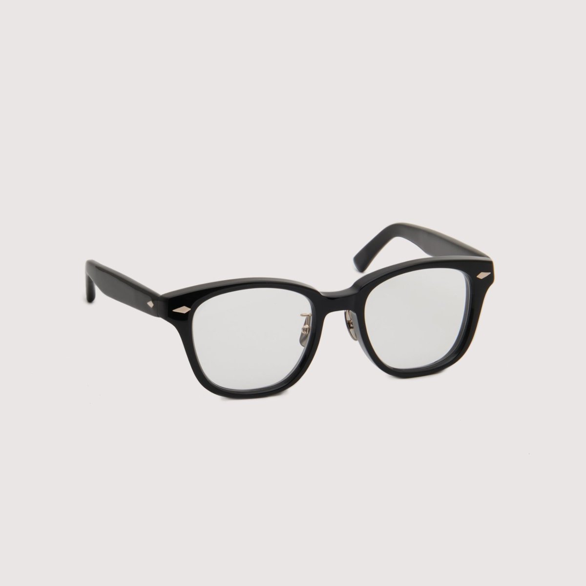 NOCHINO OPTICAL SANSUI FR #1 GLOSS BLACK x CLEAR TO GREY