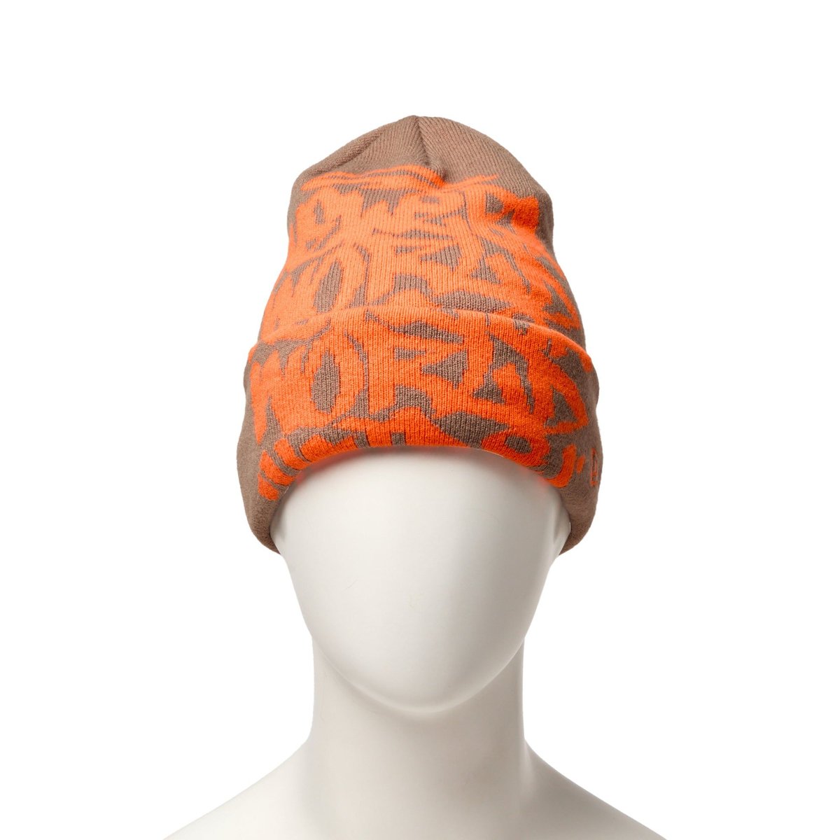 NEW ERA BASIC CUFF KNIT TAGGING LOGO BEI