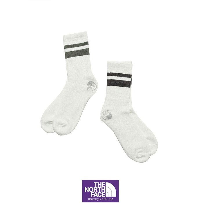Pack Field Line Socks 2P NN8309N_THE NORTH FACE Purple Label