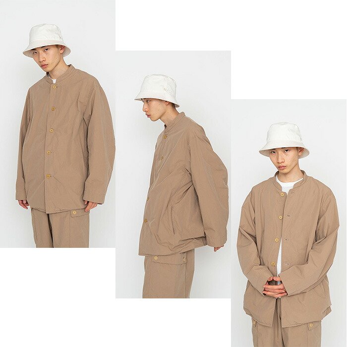 SUAS339 Band Collar Jacket バンド カラー ジャケット_NANAMICA CA