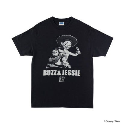 Buzz Lightyear&Jessie /Tee TOY-MS-02_VARIEGATOR BLACK