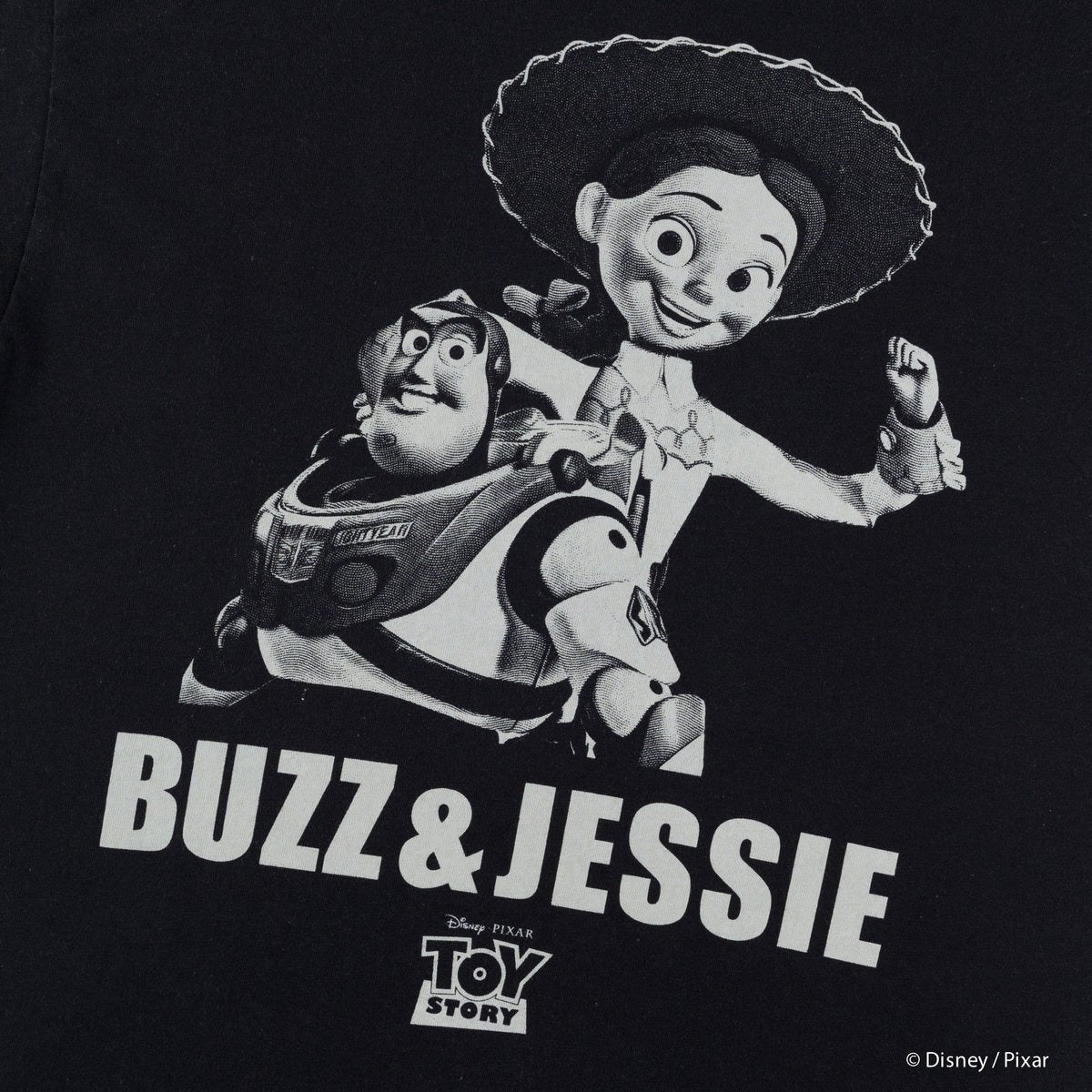 Buzz Lightyear&Jessie /Tee TOY-MS-02_VARIEGATOR BLACK