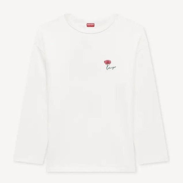 KENZO LADYS GOTS TULIP LOOSE L/S T-SHIRT FG62TL3594SK