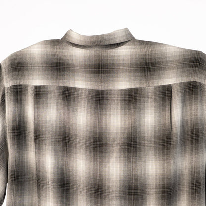 town craft 60 loop collar ss shirt grey