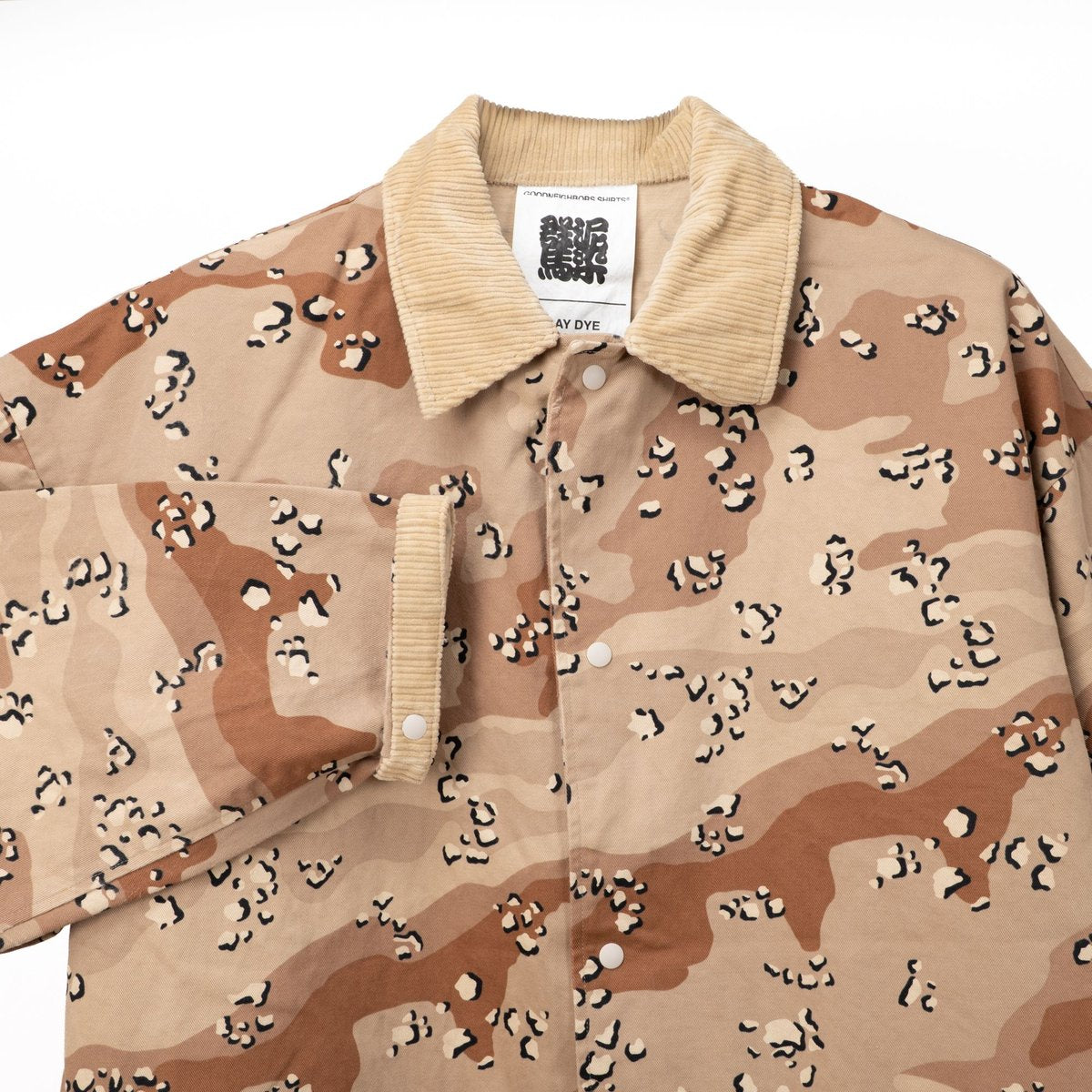 DAILY SHIRT JACKET（GOODNEIGHBORS SHIRTS × HULLE） DESERT CAMO