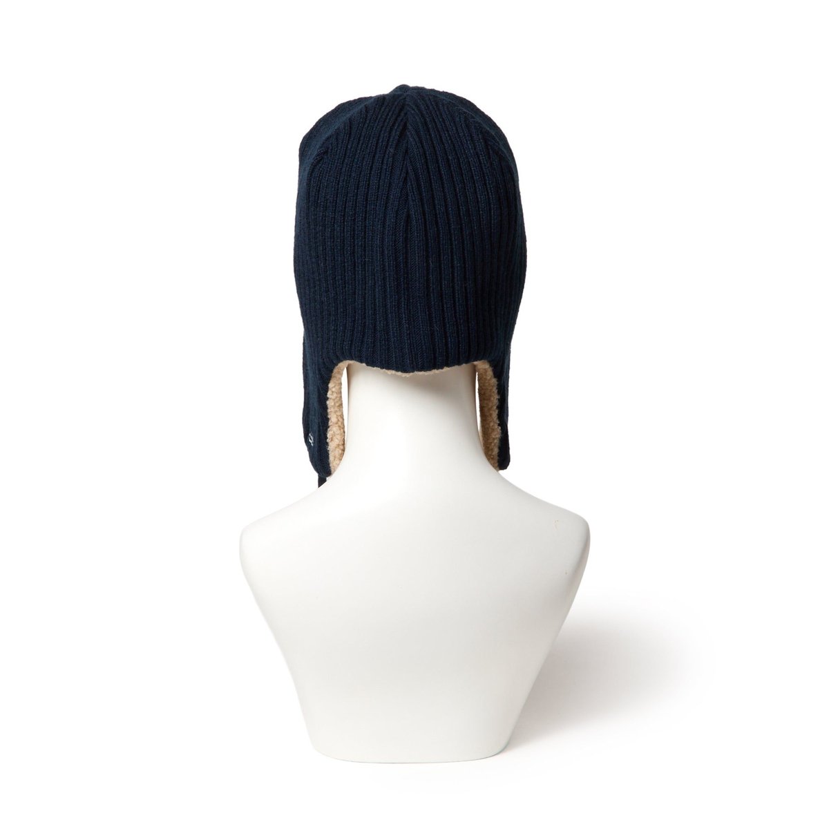 NEW ERA KNIT TRAPPER NEYYAN RIB KNIT NVY