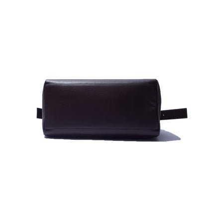F/CE. TECH LEATHER SHOULDER DUFFLE BAG Black