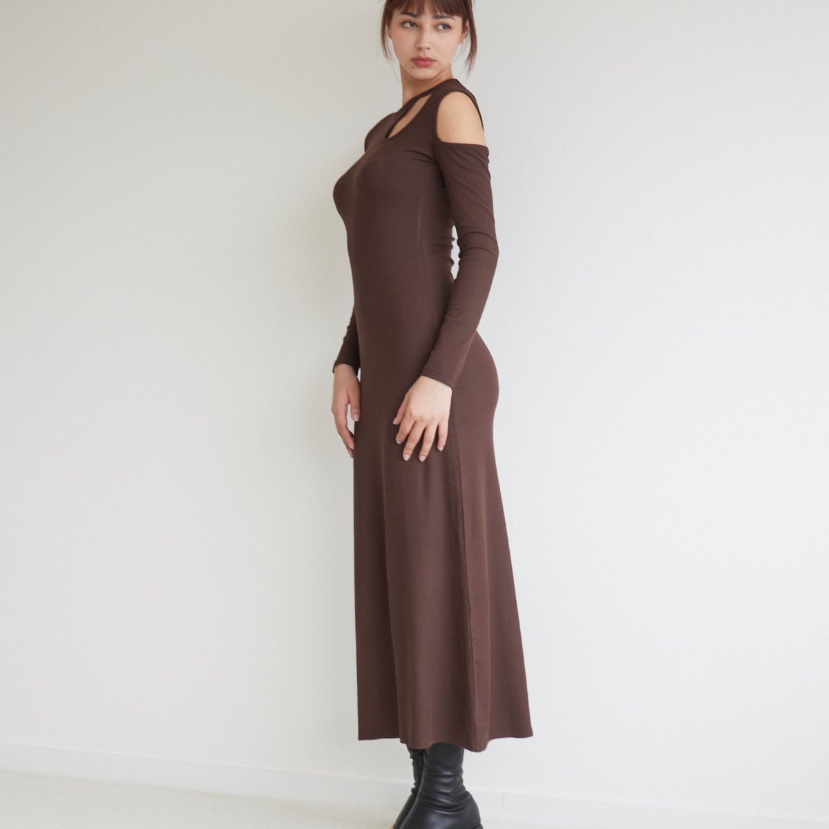 TW RIB ONE-PIECE BROWN