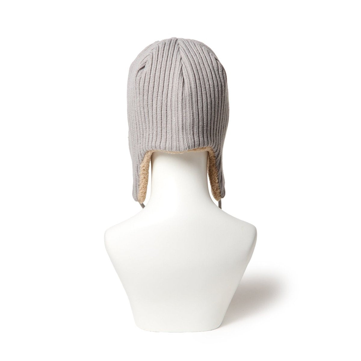 NEW ERA KNIT TRAPPER LOSDOD RIB KNIT GRY