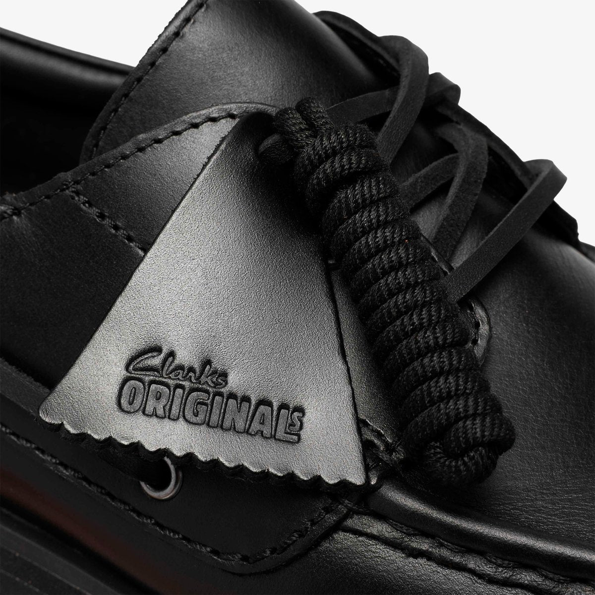 CLARKS Yukoner Boat Black Leather
