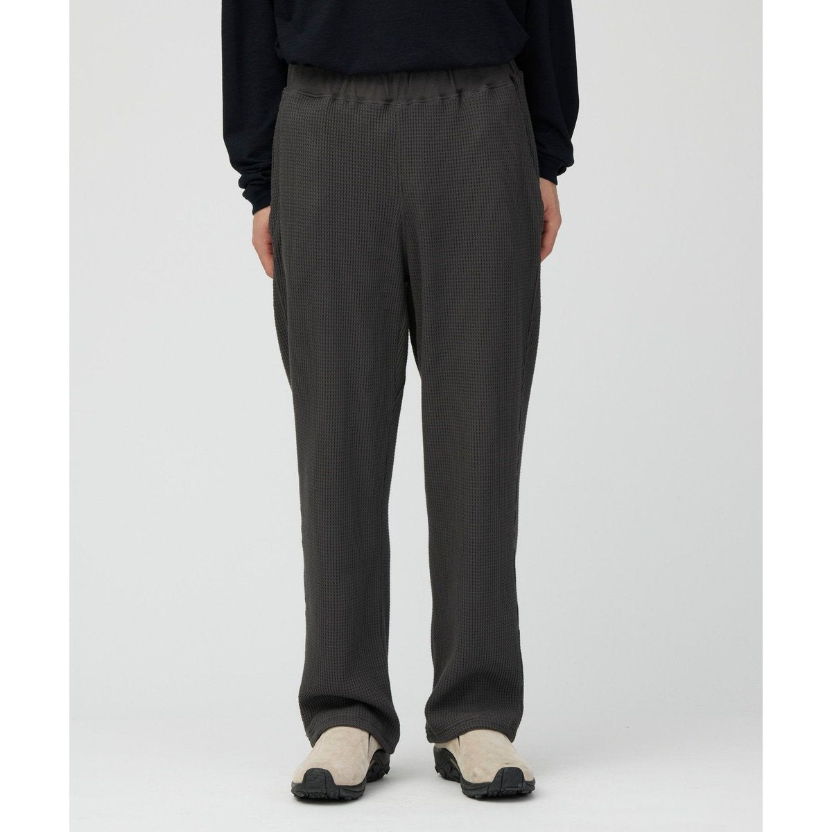 SNOWPEAK Heavyweight Waffle Pants CHARCOAL