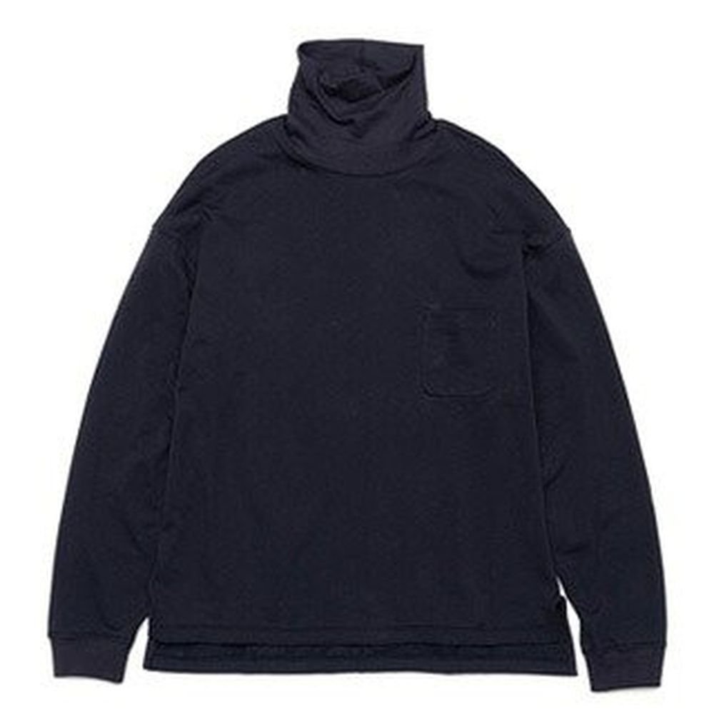 NANAMICA タートルネックロングスリーブTシャツ NAVY (N)