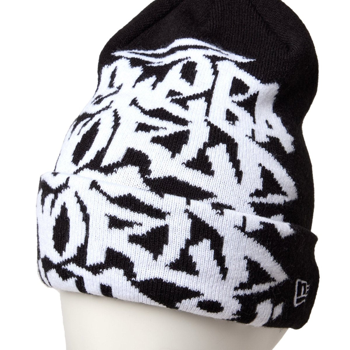 NEW ERA BASIC CUFF KNIT TAGGING LOGO BLK