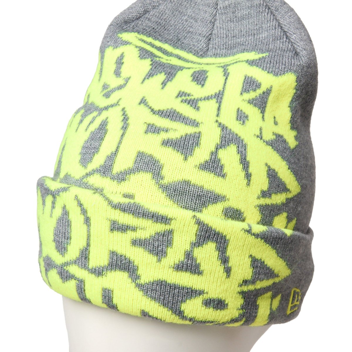 NEW ERA BASIC CUFF KNIT TAGGING LOGO HGRY