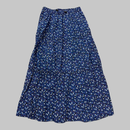 THE NORTH FACE Purple Label FLOWER PRINTED FIELD TIERED SKIRT NAVY