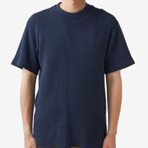 NANAMICA メンズ クルーネック ハーフ スリーブ サーマル ティー/ブラック/ /Crew N H/S Thermal Tee/Black #サーマル シンプル Tシャツ SUHS071
