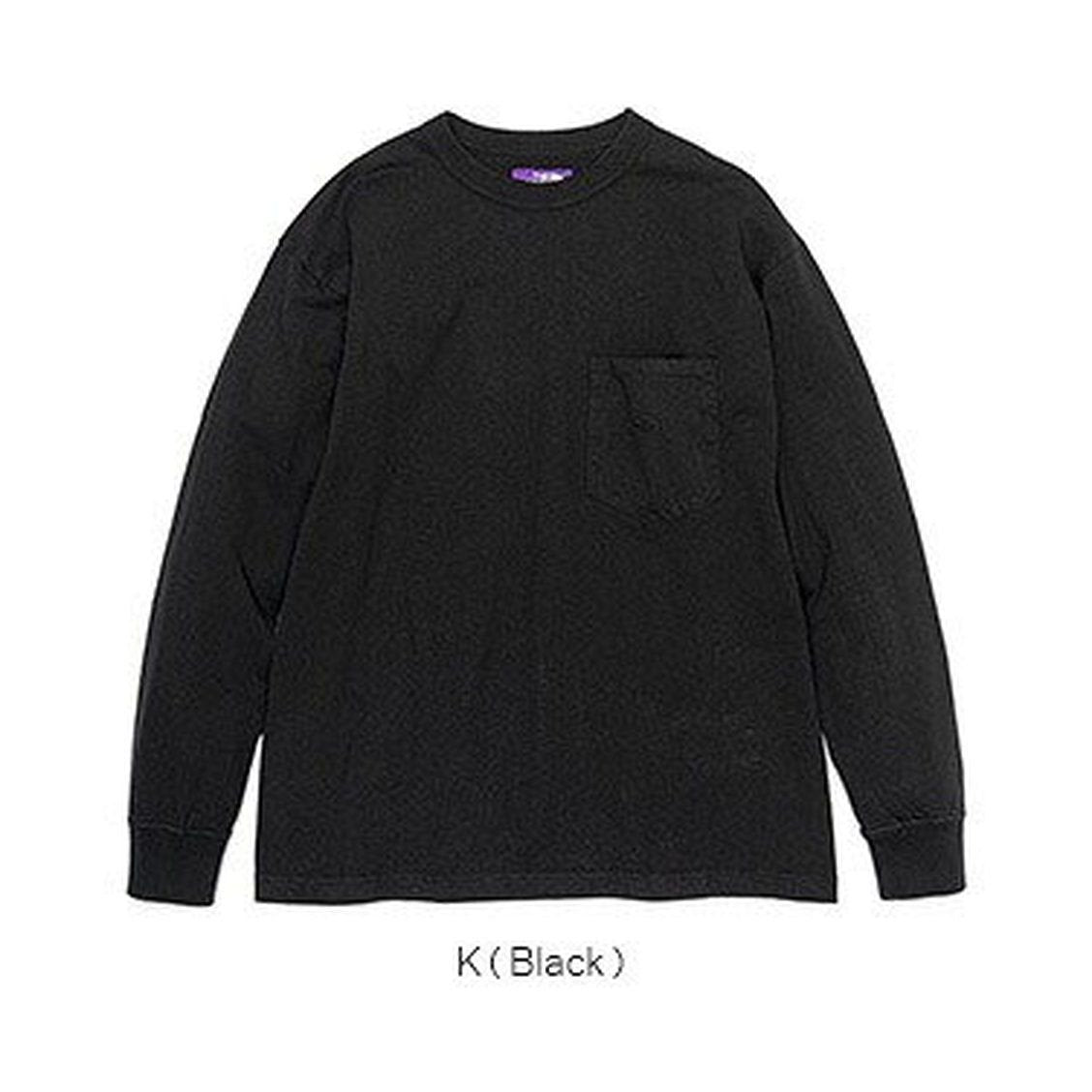 THE NORTH FACE Purple Label 7oz ロングスリーブ ポケットTシャツ K