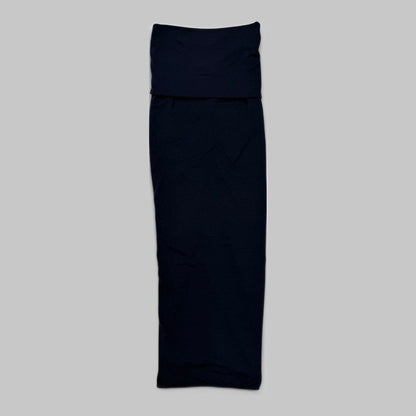 COOME STRETCH FOLD OVER SKIRT NAVY