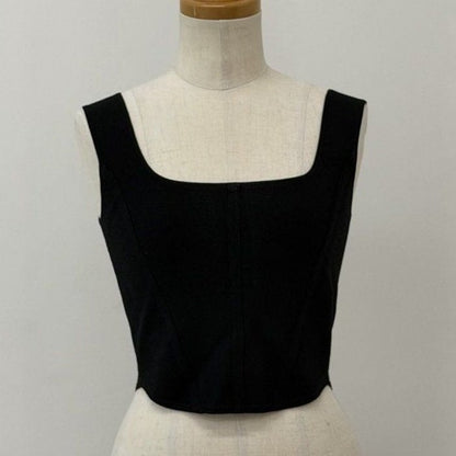 TW  ROUND HEM KNIT TANK TW4SS-007