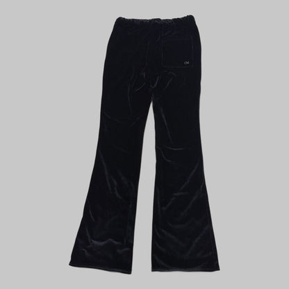 COOME VELOURA FLARE PANTS BLACK