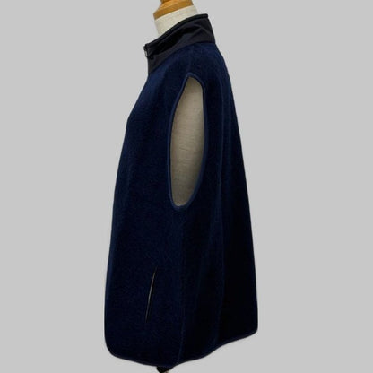 NANAMICA ZIP UP MOHAIR VEST N