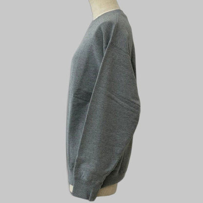 COOME VINTAGE CREW SWEAT SHIRT GREY MELANGE