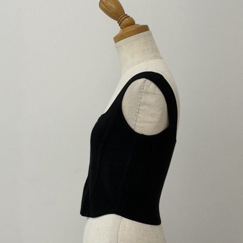 TW  ROUND HEM KNIT TANK TW4SS-007
