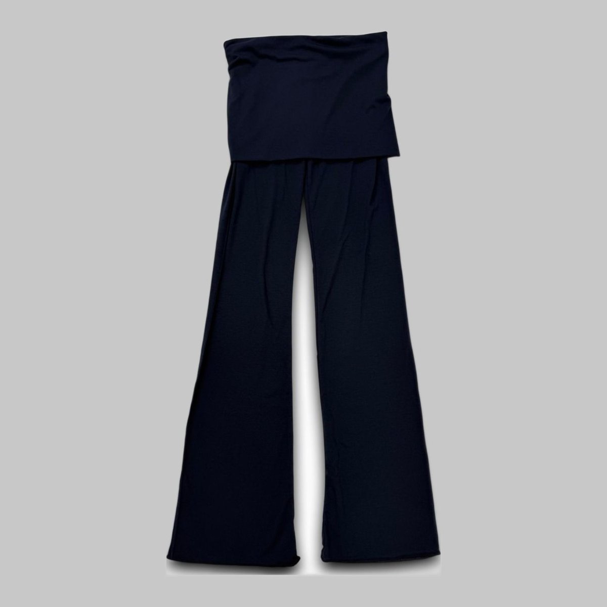 COOME STRECH FOLD OVER PANTS NAVY