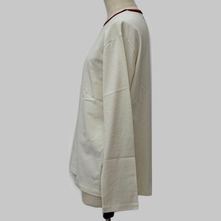 THE NORTH FACE Purple Label COTTON JERSEY FIELD LONG SLEEVE TEE IVORY