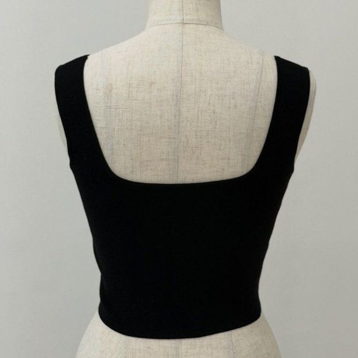 TW  ROUND HEM KNIT TANK TW4SS-007