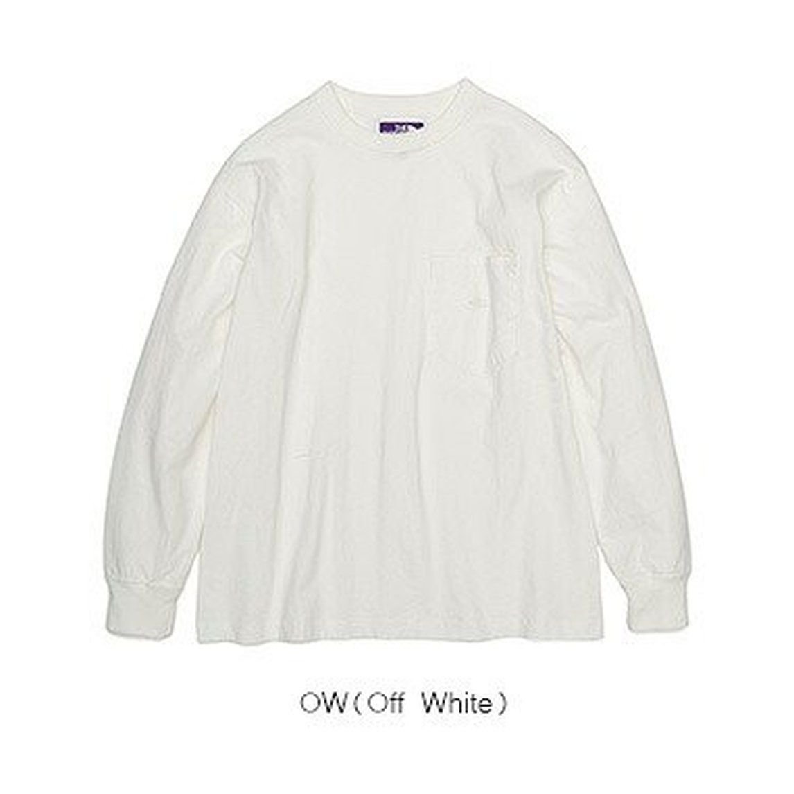 THE NORTH FACE Purple Label 7oz ロングスリーブ ポケットTシャツ OW OFFWHITE