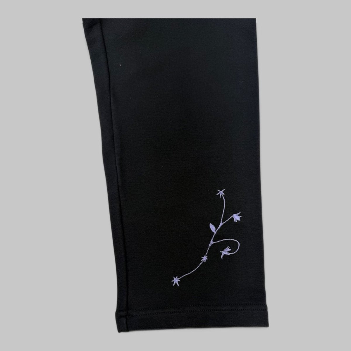 COOME EMBROIDERY SABRINA LEGGINGS BLACK