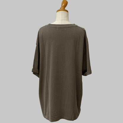 J.J MERCER THE City San Francisco_roll-up Tee（HLEX)#50 BROWN