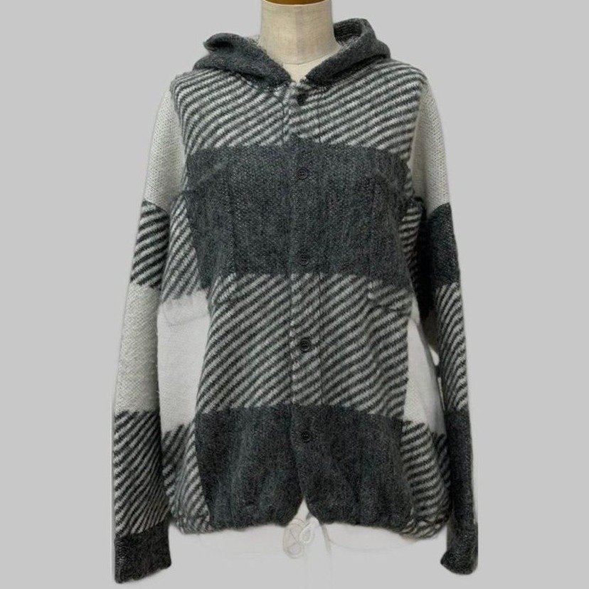NANAMICA MOHAIR HOODED S IVORY