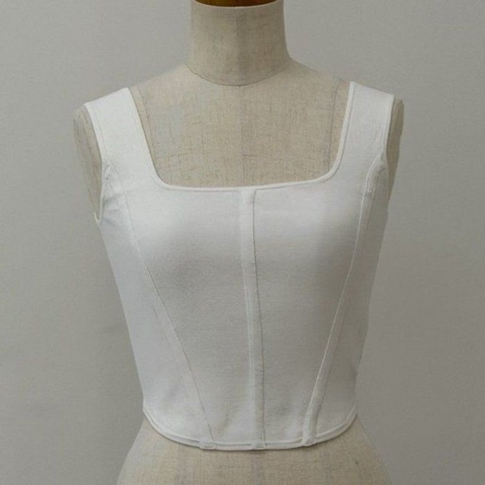TW  ROUND HEM KNIT TANK TW4SS-007