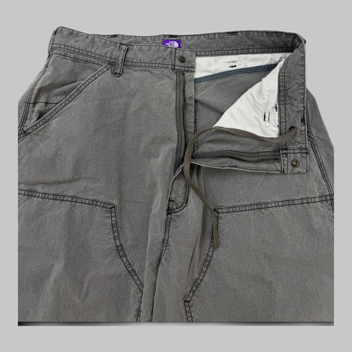 THE NORTH FACE Purple Label C/N W FLD DB KN GRAY