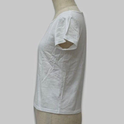 COOME FRENCH SLEEVE SS TEE WHITE