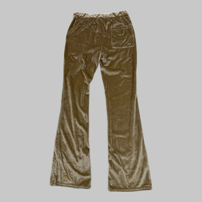 COOME VELOURA FLARE PANTS WHITE GOLD