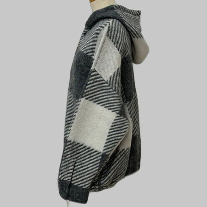 NANAMICA MOHAIR HOODED S IVORY