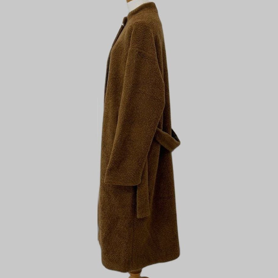 COOME TEDDY BEAR COAT BROWN