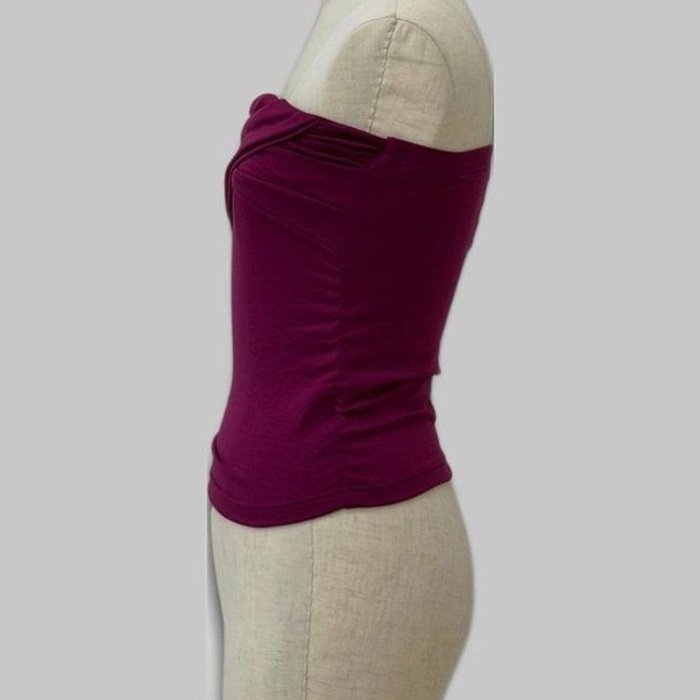 COOME SHIRLING TUBE TOP RASPBERRY