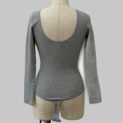 COOME LS BODY SUIT GREY