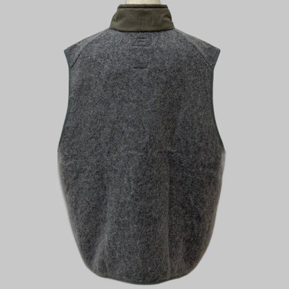 NANAMICA ZIP UP MOHAIR VEST HG