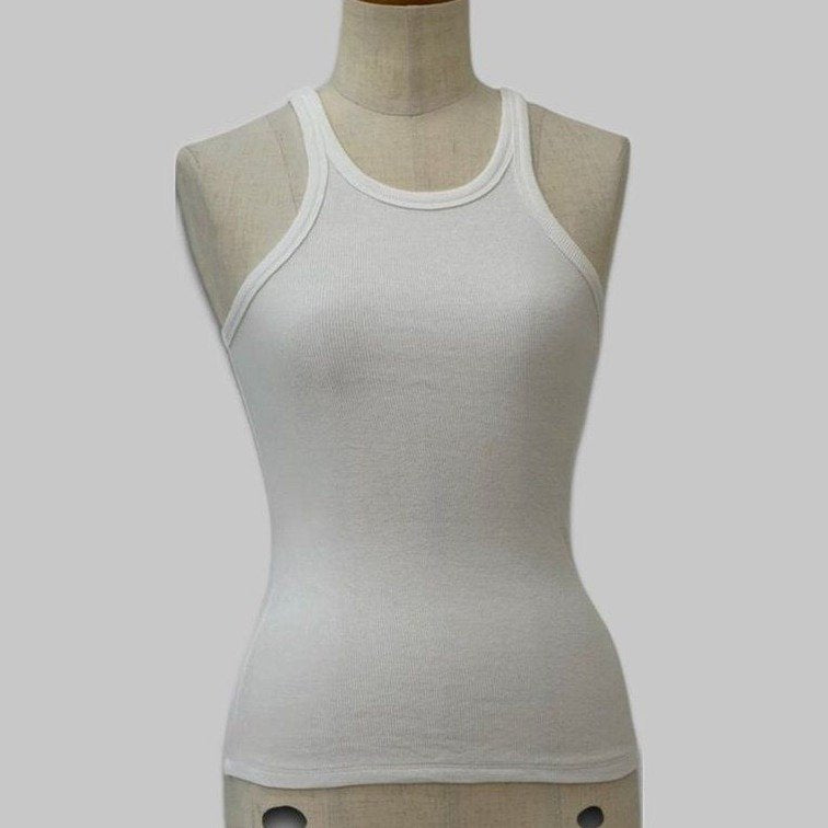 COOME FULL LENGTH TANK TOP OFF WHITE