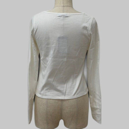COOME GRAPHIC LS TEE WHITE