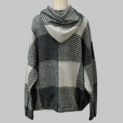 NANAMICA MOHAIR HOODED S IVORY