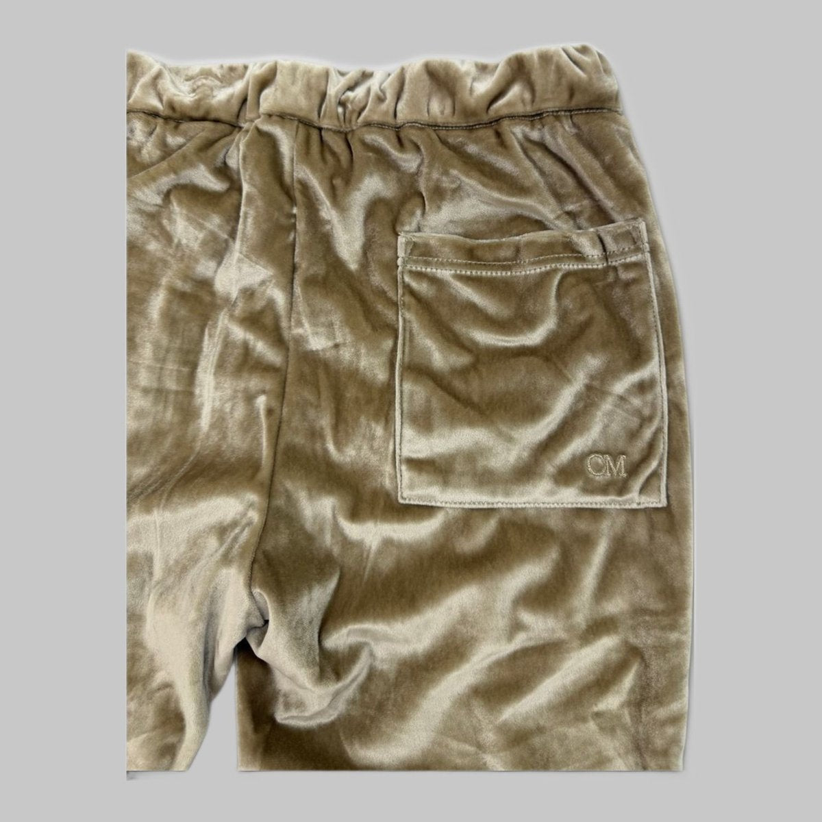 COOME VELOURA FLARE PANTS WHITE GOLD